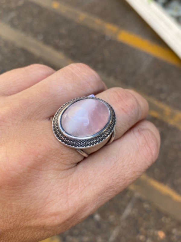 Producto - Anillo Cuarzo Rosa