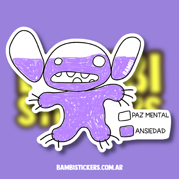 Producto - Stitch con ansiedad