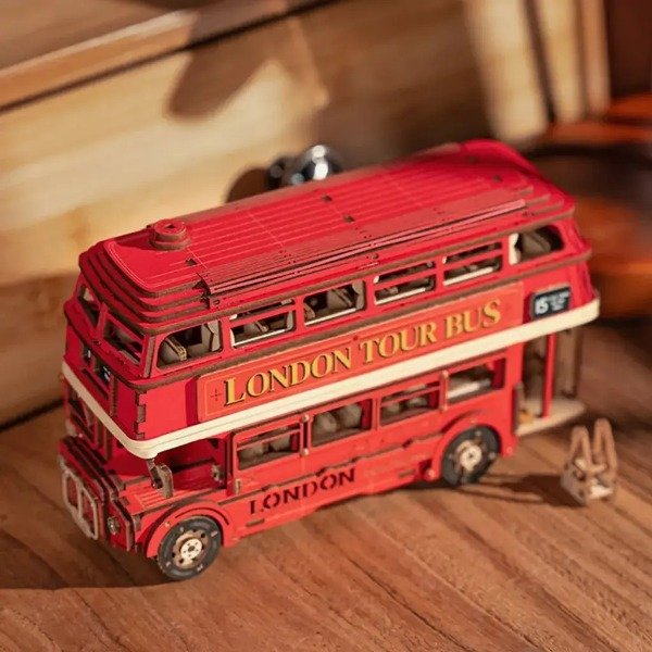 Producto - Robotime Rolife Colectivo Turístico de Londres (London Tour Bus) TGM02 - 1