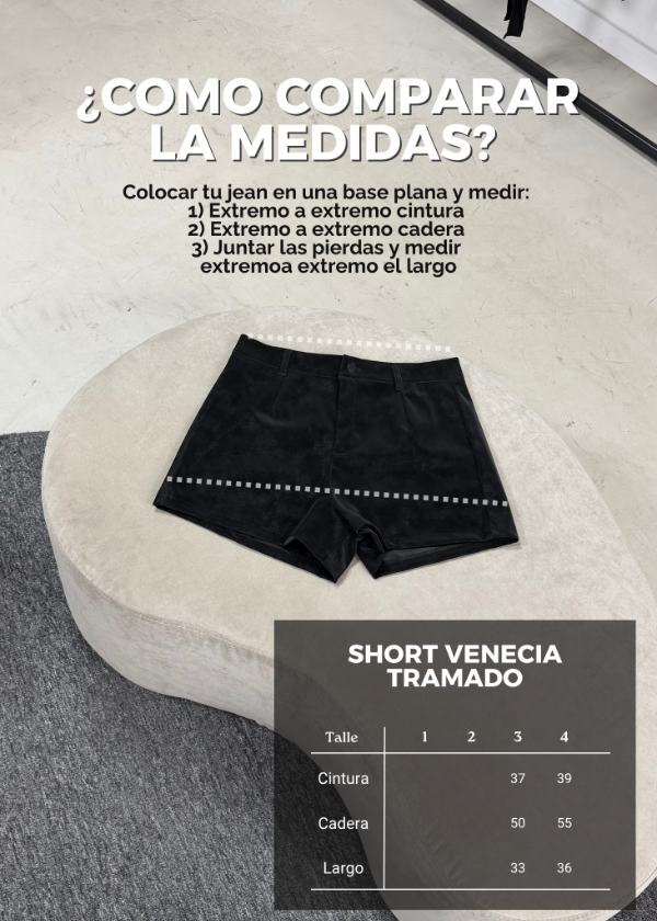 Producto - Short Venecia Tramado - 3
