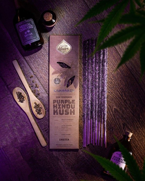 Producto - Sahumerios Cannabis - Índica Purple Hindu Kush