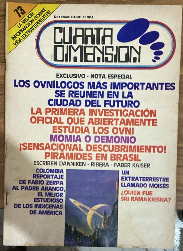 Producto - REVISTA CUARTA DIMENSION NO.73