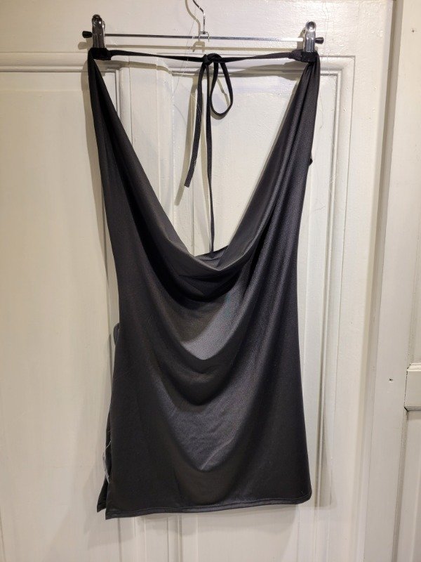 Producto - Vestido AICONIC negro espalda desc Nuevo con etiq Talle M - PRECIO:32X