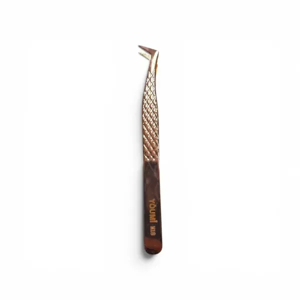 Producto - Pinza L para Volumen Rosa Gold - Youmi