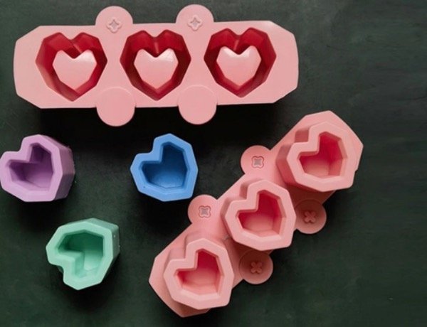 Producto - MOLDE SILICONA MACETA CORAZON - 0