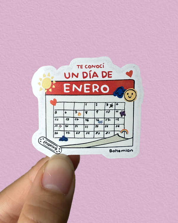 Producto - DIA DE ENERO - Sticker Individual Shakira