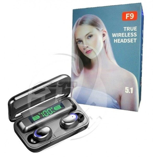 Producto - AURICULAR F9 BLEUTOOTH CON CARGADOR (MC129)