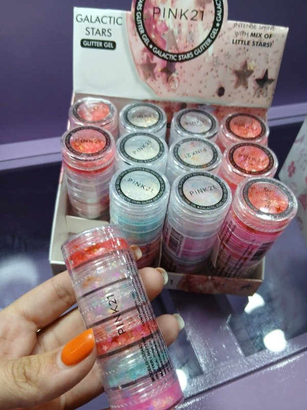Producto - Gel gliter pink 21 torre