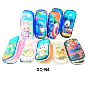 Producto - XQ-B4 CARTUCHERA RECTANGULAR PERSONAJES X1U.