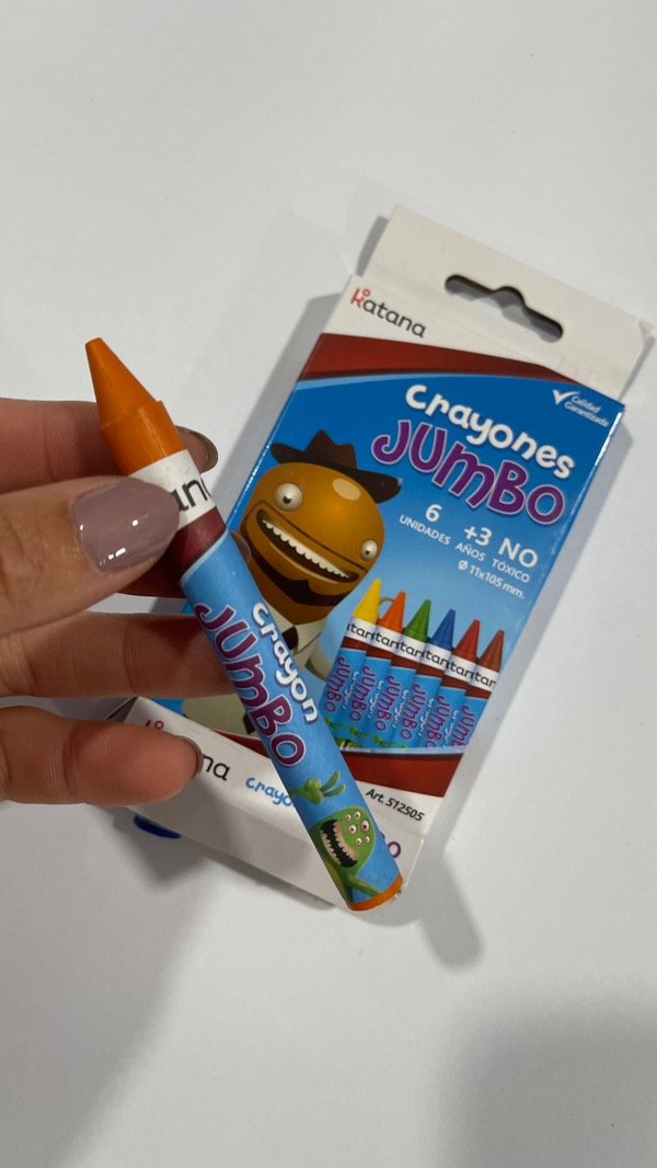 Producto - Crayones Jumbo (grueso)x6 y x12 colores