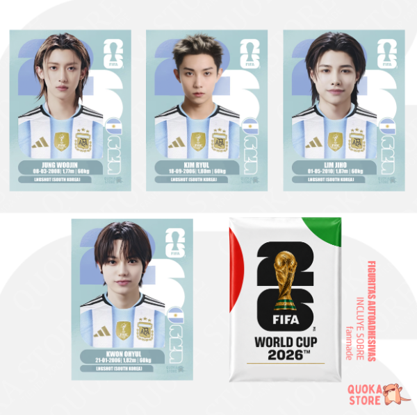 Producto - Pack Figuritas LNGSHOT ARGENTINA - FIFA World Cup 2026