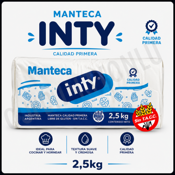Producto - MANTECA INTY 2,5kg