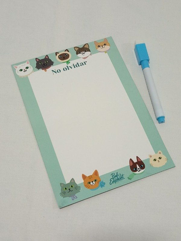 Producto - Anotador magnético gatitos
