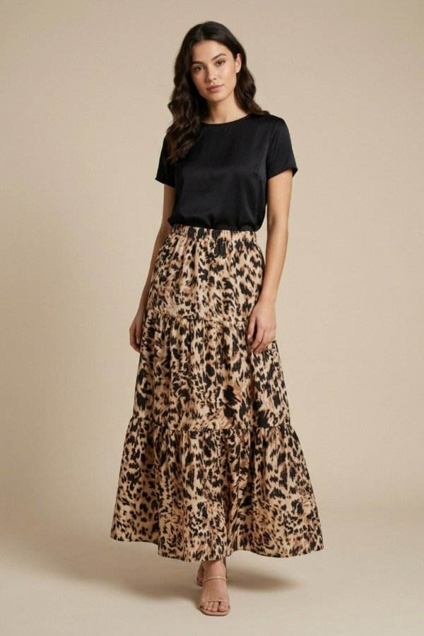 Producto - Pollera FAINA - LEOPARDO - 1