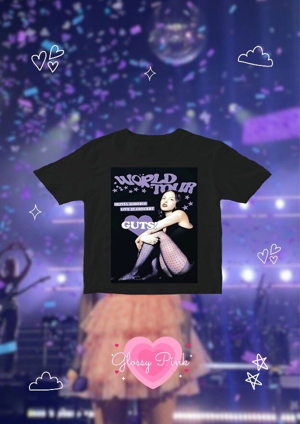 Baby Tee Olivia Concert - DTF