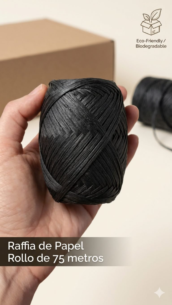 Producto - Raffia de Papel Bobina 75 metros