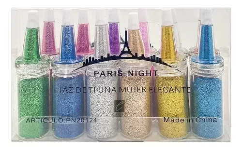 Producto - POLVO BRILLO MULTI COLOR PARIS NIGHT