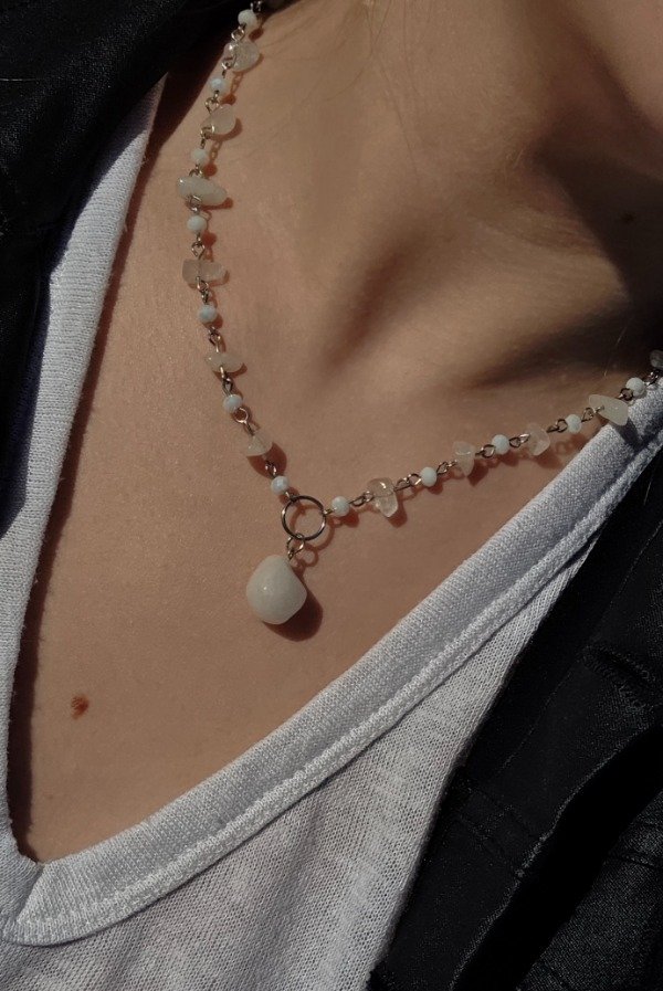 Producto - Collar Aura de Cuarzo Blanco - 3