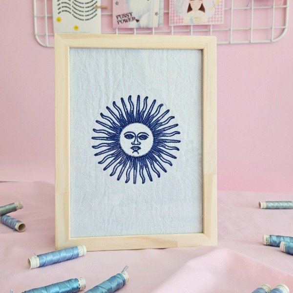 Producto - CUADRO SOL DE MAYO AZUL