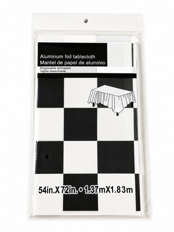 Producto - Mantel Metalizado Descartable / Cuadros - 1
