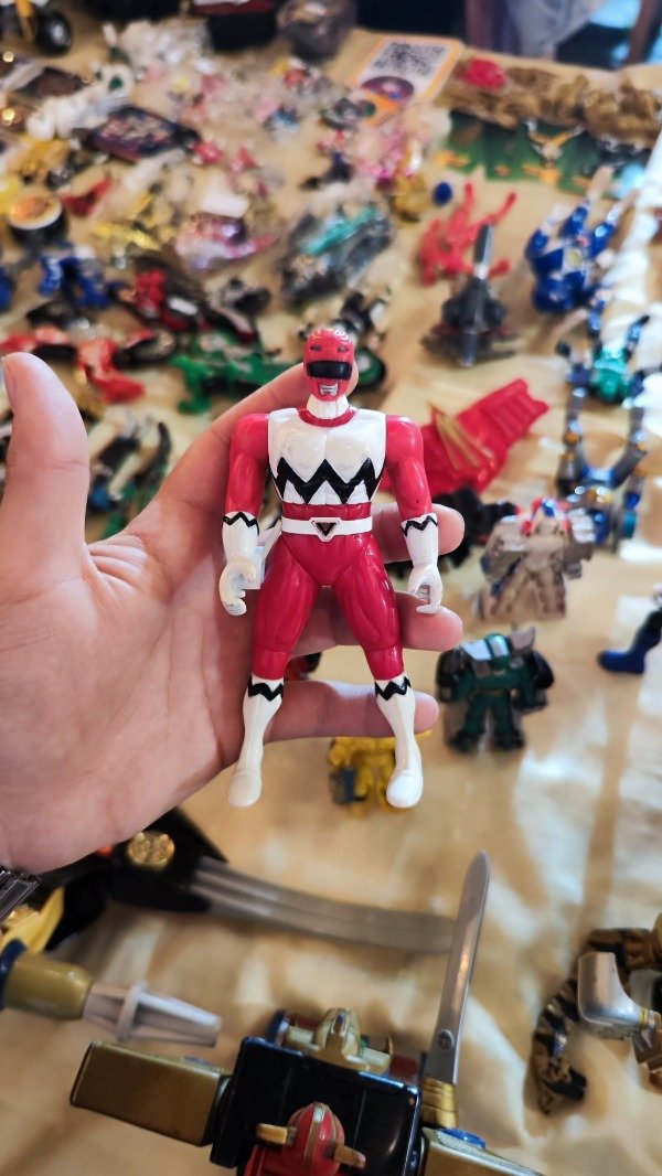 Producto - Red Blasting Power Rangers Lost Galaxy 1998 14cm - 0