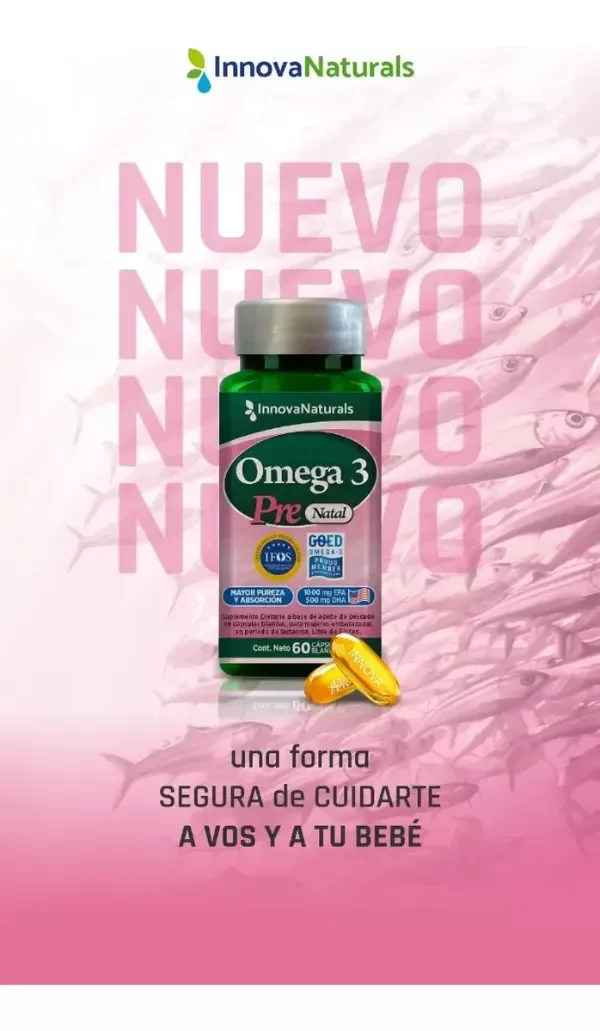 Producto - Omega 3 PRE NATAL 60 caps - INNOVANATURALS - 1
