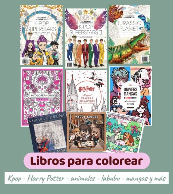 Producto - Pack x37 Libros para Colorear