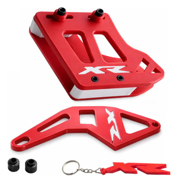 Producto - Kit Guia De Cadena Tech2 con logo XR y Cubrepiñón + Llavero Honda XR 150