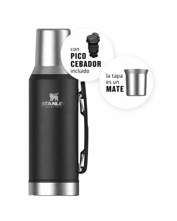 Producto - TERMO STANLEY MATE-SYSTEM CLASSIC 1.2 LTS NEGRO