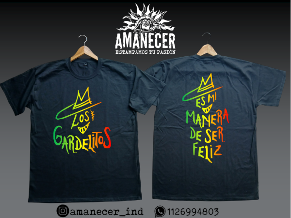 Producto - Remera Los Gardelitos Logo tricolor