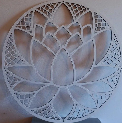 Producto - Cuadro Mandala Luz Led Madera Fibrofacil - 5