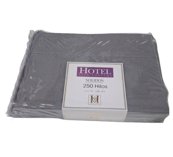 Producto - Hotel Queen Solidos 250H lisa gris oscuro - 0