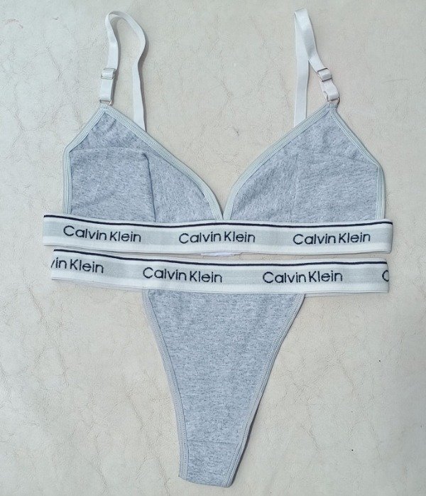 Producto - Set Calvin Klein algodón - Gris