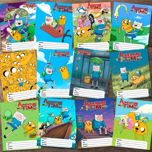 Producto - Diseños Digitales De Caratulas / Separadores Escolares De Hora Aventura