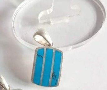 Producto - DIJE  Nacar Turquesa