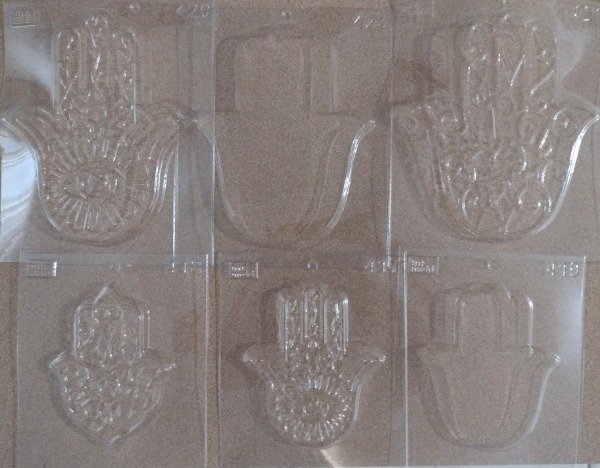 Producto - KIT MOLDES MANOS DE FATIMA X 6 DISEÑOS