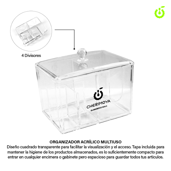 Producto - ORGANIZADOR DE ACRILICO CHERIMOYA - 1