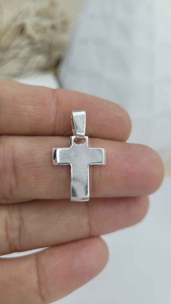 Producto - Dije de plata Cruz Bombé (DI147)