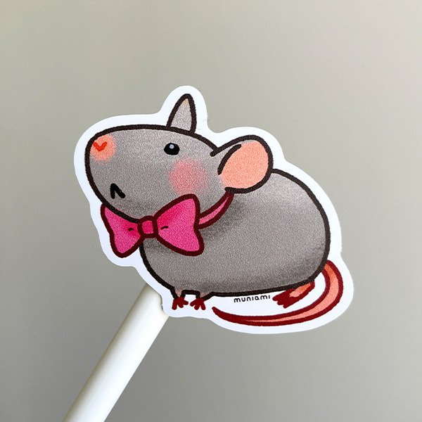 Producto - Sticker vinilo - Roedores y no roedores - Ratón