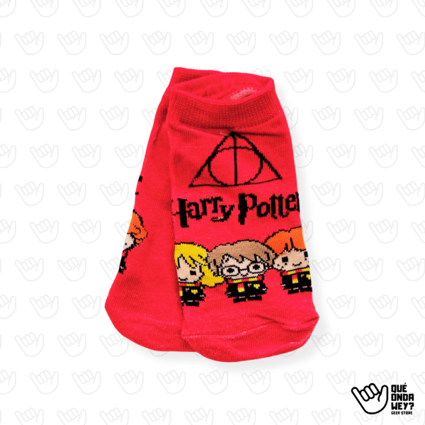 Producto - Soquetes Harry Potter Chibis Rojos