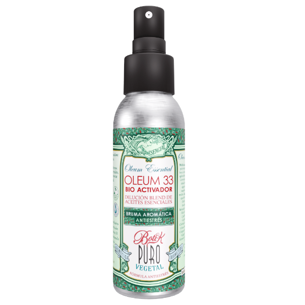Producto - Bruma Oleum 33 SPRAY  Sin Gluten Sin Perfume Sintéticos Botik Puro 75 ml