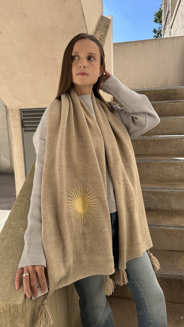 Producto - BUFANDA SOL DE MAYO VISON