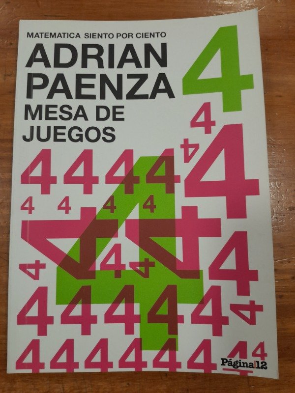 Producto - Mesa de juegos - Adrian Paenza C2