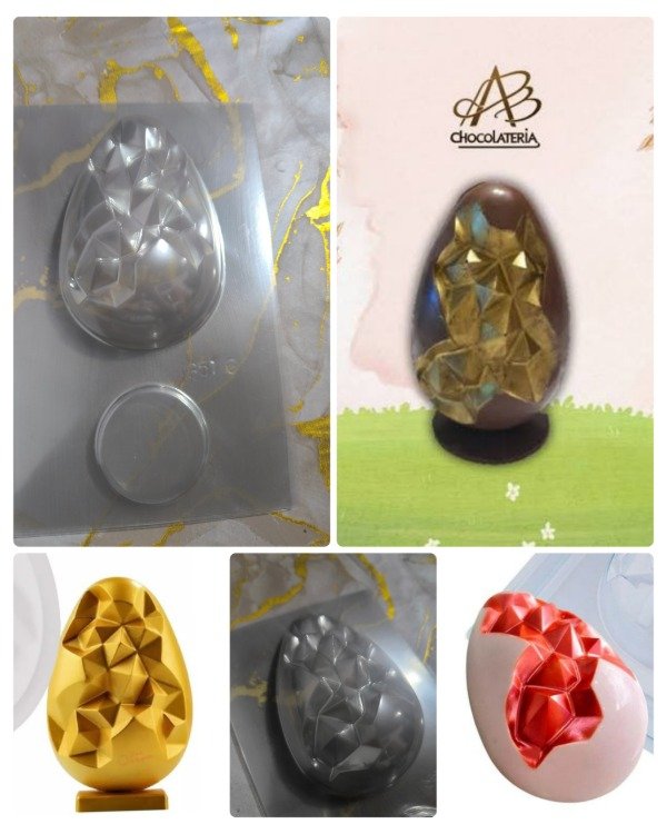 Producto - Placa de acetato huevo diamante 852C