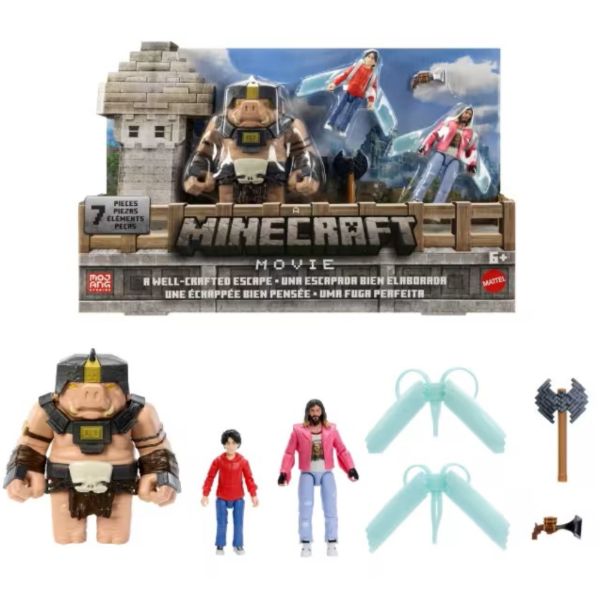 Producto - Minecraft The Movie A Well-Crafted Escape Figure Pack-3