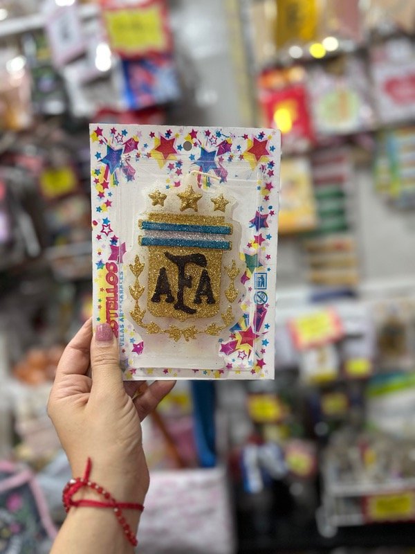 Producto - Vela escudo con glitter