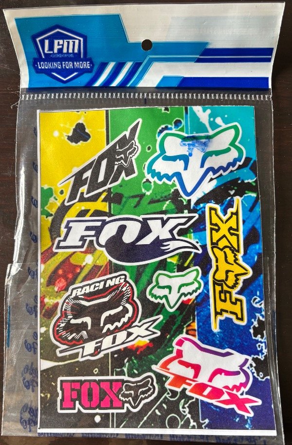 Producto - Plancha De Calcos Fox