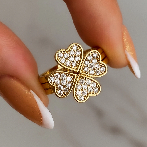 Producto - Anillo Trébol x3