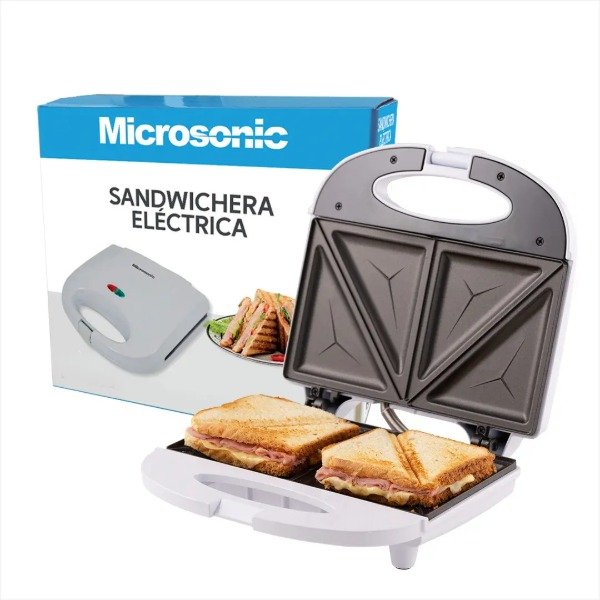 Producto - SANDWICHERA ELÉCTRICA MICROSONIC 700W