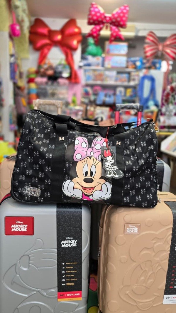 Producto - Bolso con Ruedas Minnie Negro